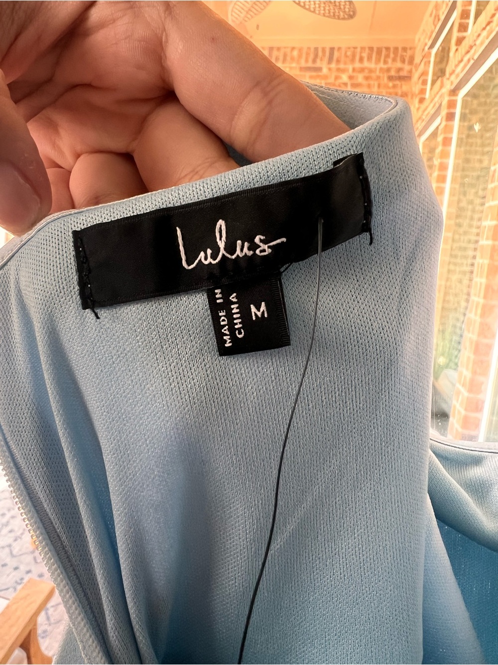 NWT Lulus After Hours Light Blue Strapless Ruffled Slit Maxi Dress 🐝 - Picture 7 of 8